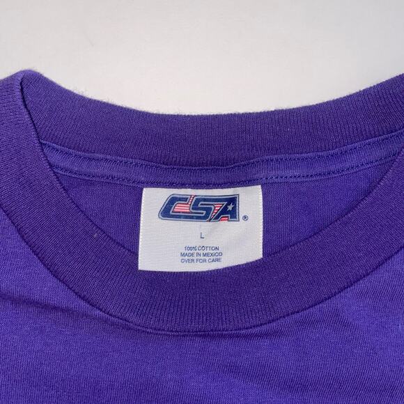 Vintage 90s Nutmeg Tampa Bay Devil Rays MLB Baseball Team CSA Graphic T-shirt - Picture 4 of 5